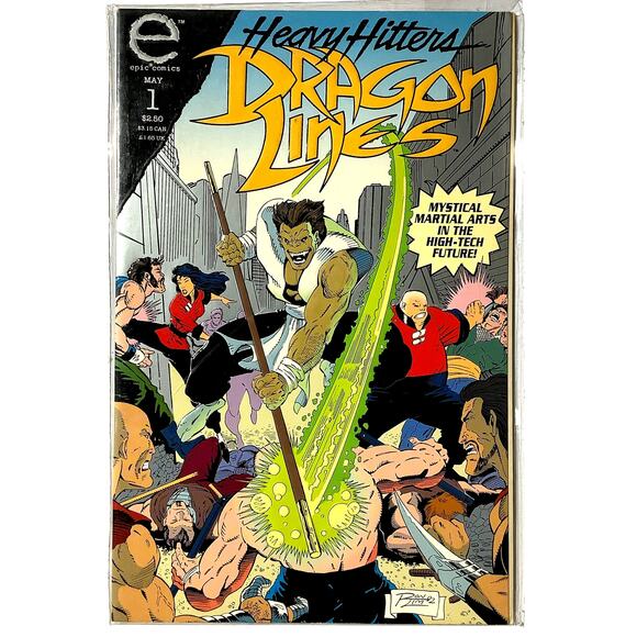 Heavy Hitters Dragon Lines #1, May 1993, Epic Comics,  NM 9.4 - Picture 2 of 4